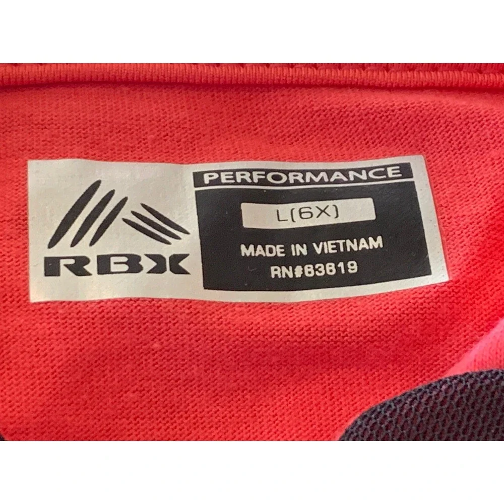 RBX 2 Piece Set Athletic Outfit Girls Neon Coral Black Silver New with Tags 6X